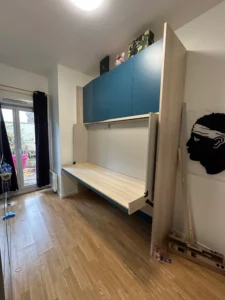 LIT ESCAMOTABLE avec bureau