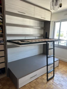lit escamotable avec lit gigogne