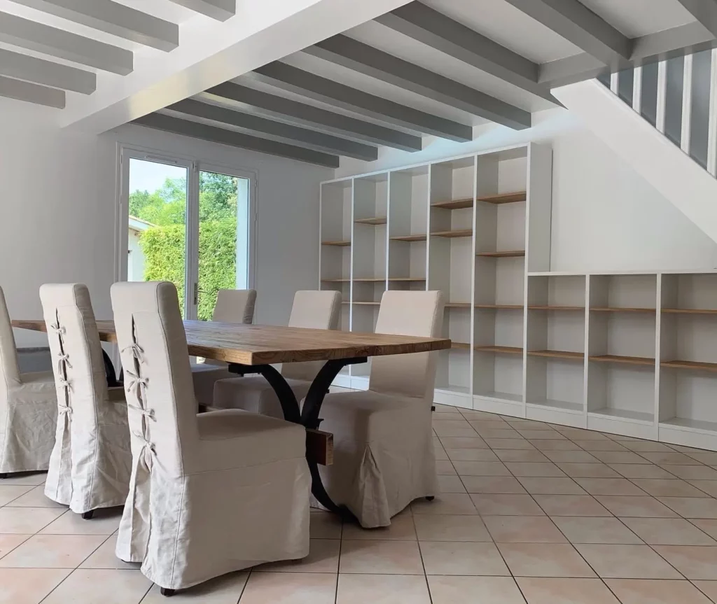 MONTAGE TABLE ET CHAISE